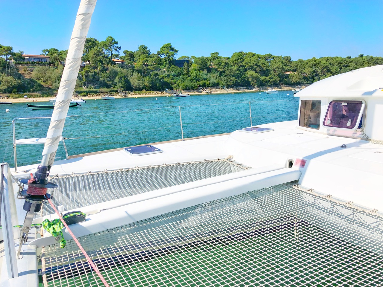 Découverte de Lège Cap Ferret en catamaran de croisière