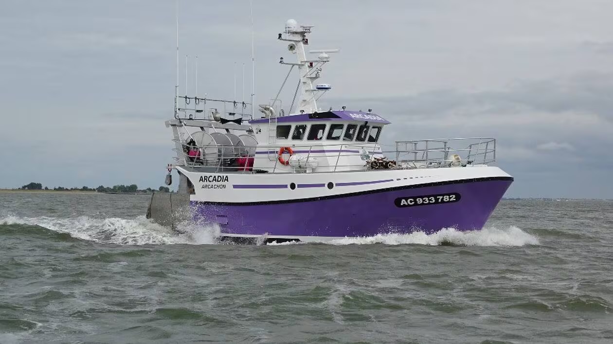 Exemple d’un bateau de pêche d’arcachon