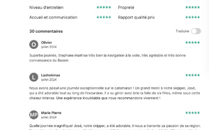 Avis Des voiles et des Catas (et témoignages clients)