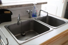 Éviers du catamaran